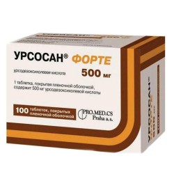 Урсосан форте, табл. п/о пленочной 500 мг №50