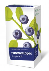 Фиточай, фильтр-пакет 2 г 20 шт БАД Фиточай Алтай №11 Глюконорм с черникой