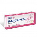 Валсартан-СЗ, табл. п/о пленочной 80 мг №30