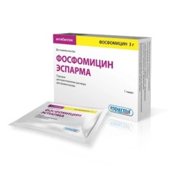 Фосфомицин Эспарма, порошок для раствора для приема внутрь 3 г 8 г 1 шт