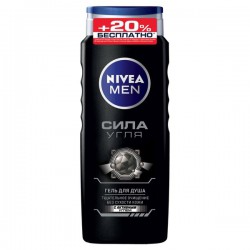 Гель для душа, Nivea (Нивея) 500 мл Сила угля